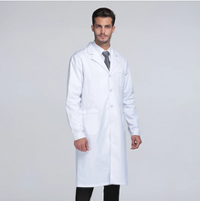 Load image into Gallery viewer, Doctor Short Cotton Long-sleeved White Coat