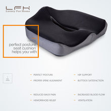 Load image into Gallery viewer, Coccyx Orthopedic Comfortable Memory Foam Chair Car Seat Cushion for Lower Back Tailbone Medical Hemorrhoids Cushion Almofadas