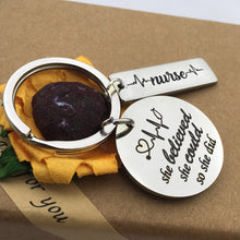 Load image into Gallery viewer, Nurse's Day Stainless Steel Keychain ECG Doctor Gift