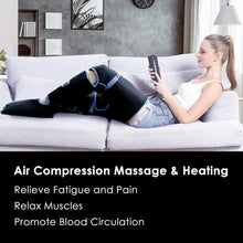 Load image into Gallery viewer, Leg Massager With Heat On Knee Cordless Air Compression For