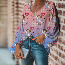 Load image into Gallery viewer, Medical Themed Long-sleeved Bottoming Shirt Top