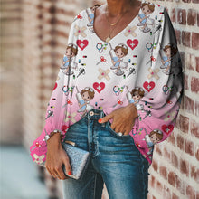 Load image into Gallery viewer, Medical Themed Long-sleeved Bottoming Shirt Top