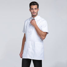 Load image into Gallery viewer, Doctor Short Cotton Long-sleeved White Coat