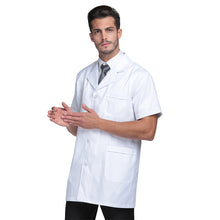 Load image into Gallery viewer, Doctor Short Cotton Long-sleeved White Coat