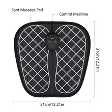 Load image into Gallery viewer, ABS Physiotherapy Electric EMS Foot Massager Revitalizing Pedicure Tens Foot Vibrator Wireless Feet Muscle Stimulator Unisex
