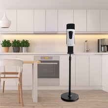 Load image into Gallery viewer, Black Hand Sanitizer Dispenser Stainless Steel Floor Stand Automatic Hand Sanitizer Dispenser Touchless Liquid Spray Dispenser