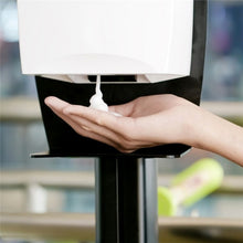 Load image into Gallery viewer, Black Hand Sanitizer Dispenser Stainless Steel Floor Stand Automatic Hand Sanitizer Dispenser Touchless Liquid Spray Dispenser