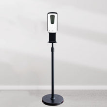 Load image into Gallery viewer, Black Hand Sanitizer Dispenser Stainless Steel Floor Stand Automatic Hand Sanitizer Dispenser Touchless Liquid Spray Dispenser