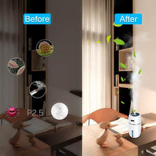 Load image into Gallery viewer, Mini Car Air Humidifier Home Silent Desktop Portable USB Air Purifying Humidifier
