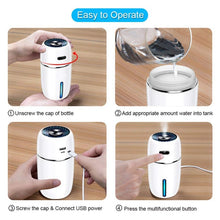 Load image into Gallery viewer, Mini Car Air Humidifier Home Silent Desktop Portable USB Air Purifying Humidifier
