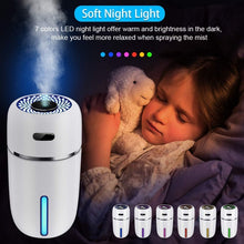 Load image into Gallery viewer, Mini Car Air Humidifier Home Silent Desktop Portable USB Air Purifying Humidifier
