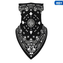 Load image into Gallery viewer, Unisex Men Women Face Scarf Bandana Ear Loops
