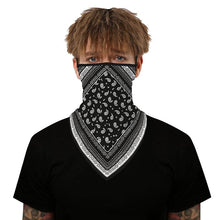 Load image into Gallery viewer, Unisex Men Women Face Scarf Bandana Ear Loops
