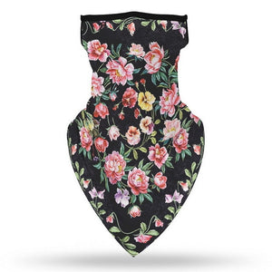 Unisex Men Women Face Scarf Bandana Ear Loops