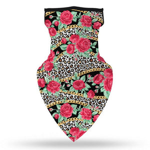 Unisex Men Women Face Scarf Bandana Ear Loops